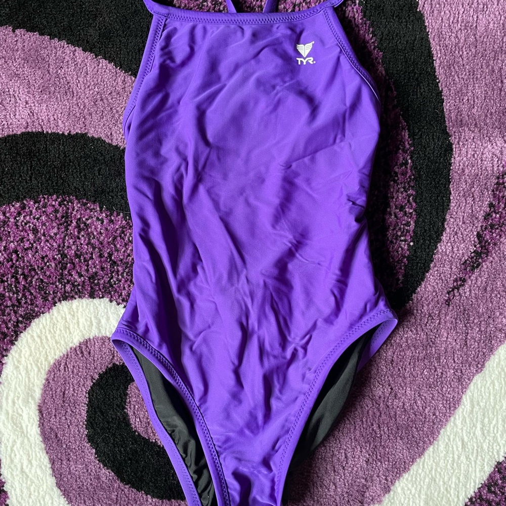 Small One-Piece Purple TYR Bathing Suit